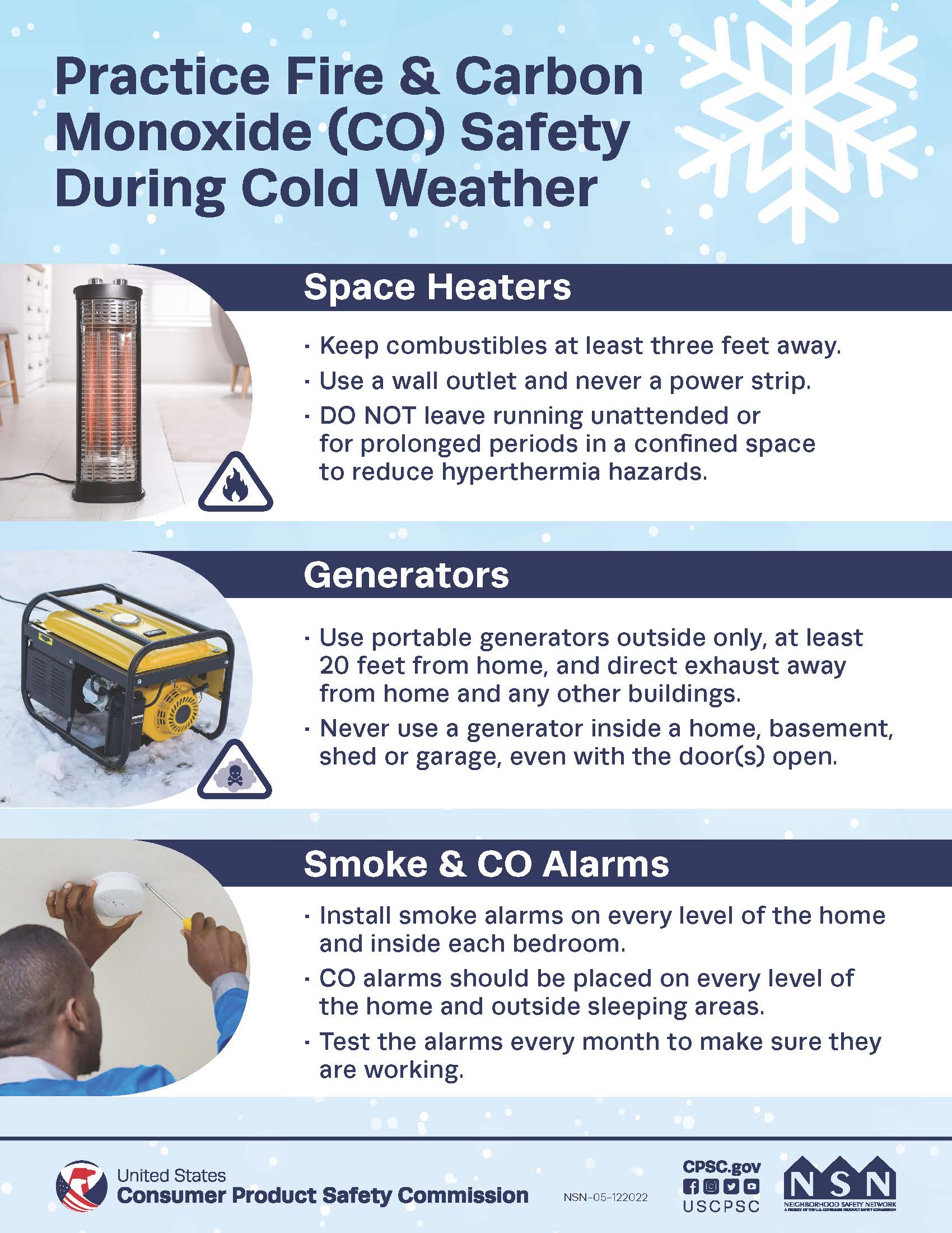 CPSC Warns Consumers to be Cautious When Using Space Heaters